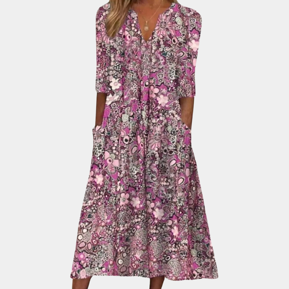Robe fleurie légère et féminine – douceur et élégance pour chaque journée ensoleillée