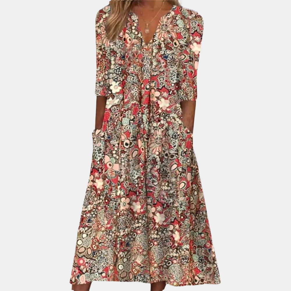 Robe fleurie légère et féminine – douceur et élégance pour chaque journée ensoleillée