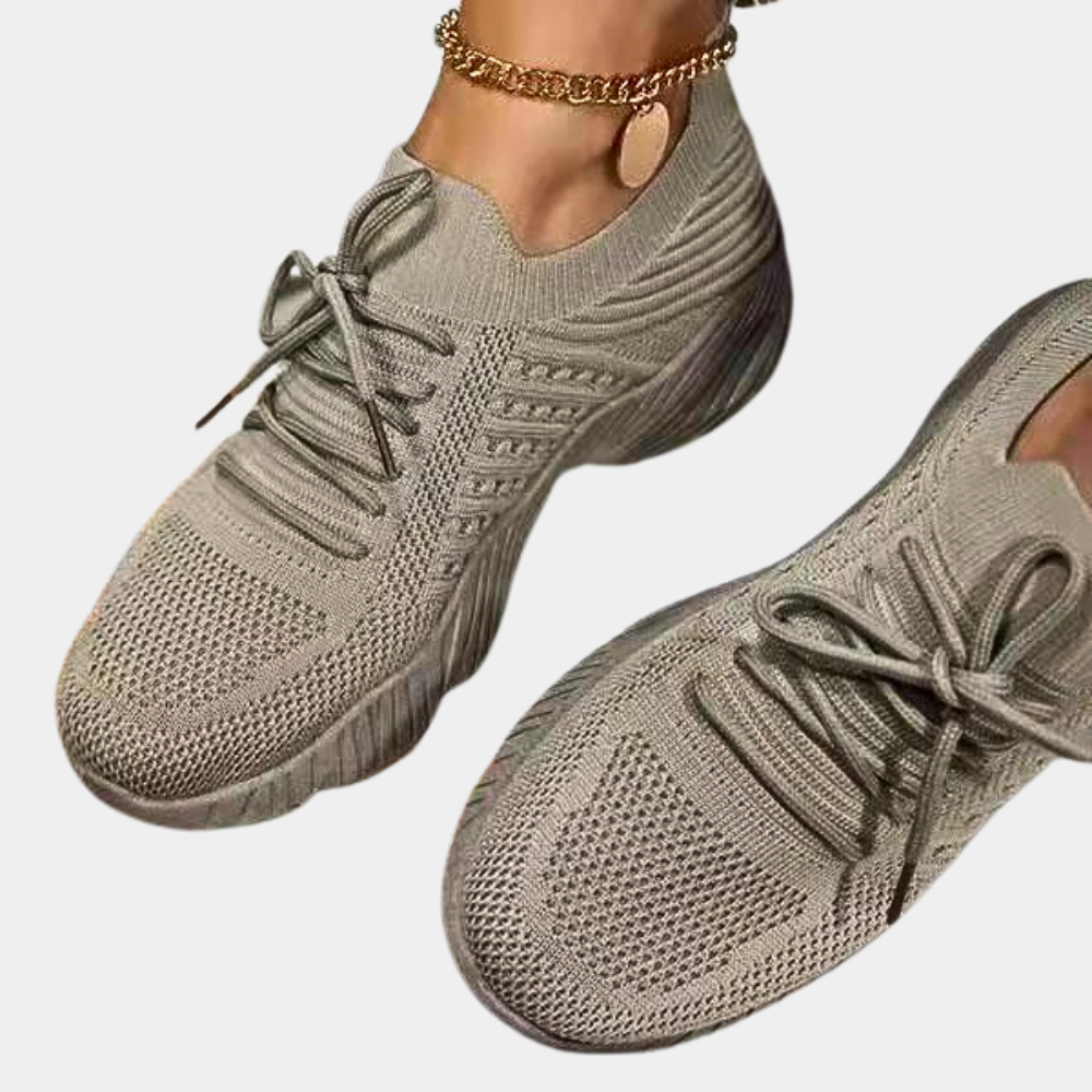 Baskets pour femme automne légères flexibles en maille respirante avec semelle antidérapante Priscilla