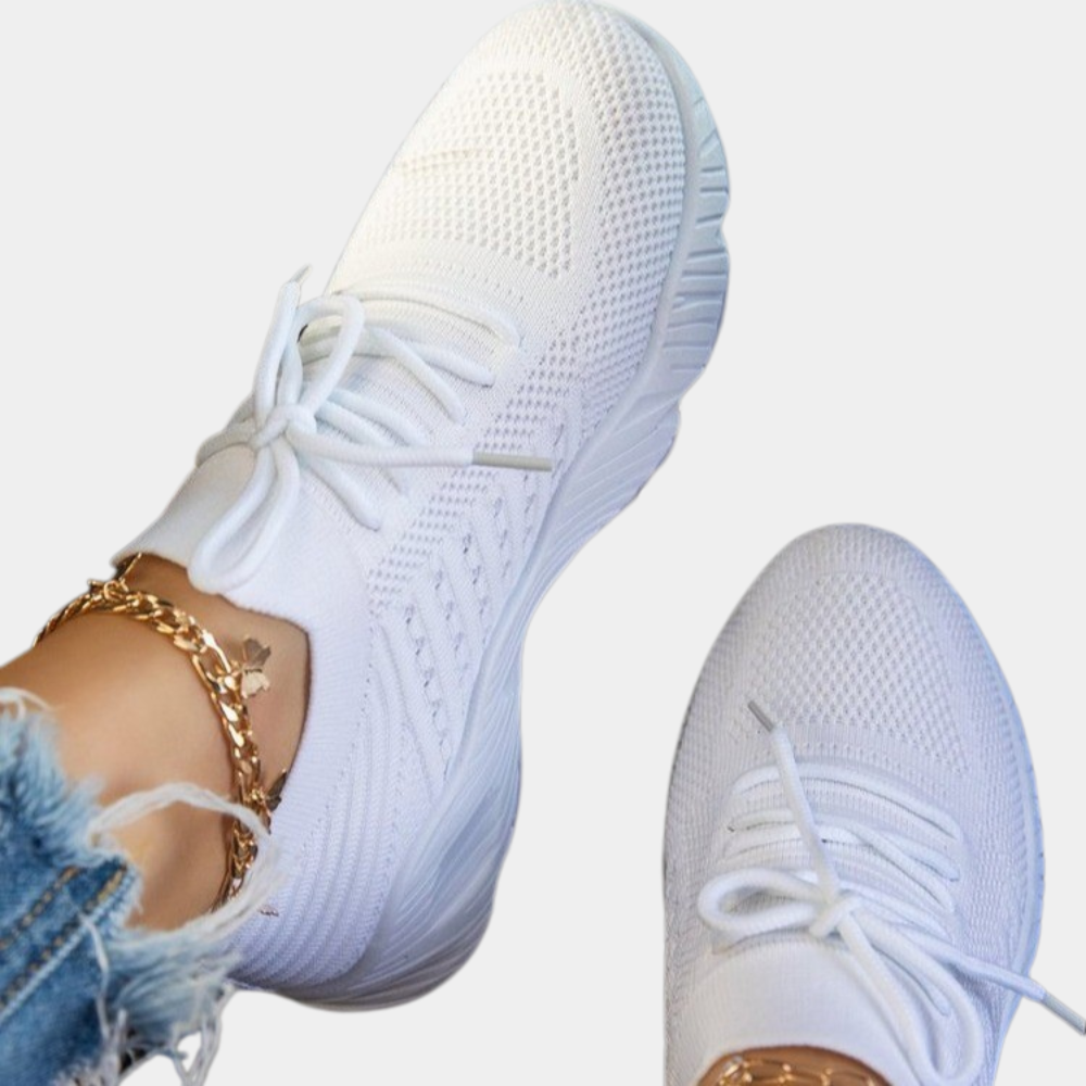 Baskets pour femme automne légères flexibles en maille respirante avec semelle antidérapante Priscilla