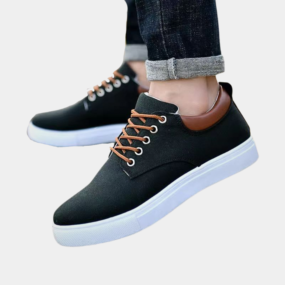 Baskets pour homme automne légères décontractées en toile avec semelle souple Birger