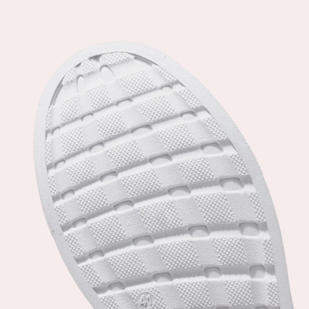 Baskets pour homme automne élégantes durables en simili cuir avec semelle blanche Arno