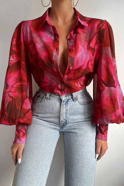 Blouse joyeuse et féminine – confort quotidien et charme lumineux
