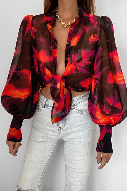 Blouse joyeuse et féminine – confort quotidien et charme lumineux