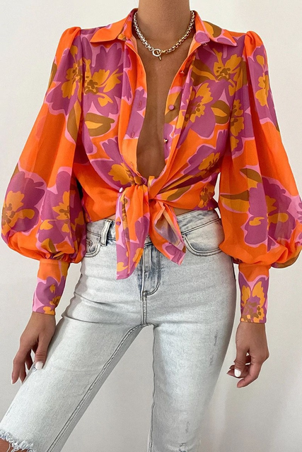Blouse joyeuse et féminine – confort quotidien et charme lumineux