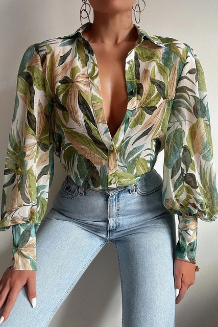 Blouse joyeuse et féminine – confort quotidien et charme lumineux