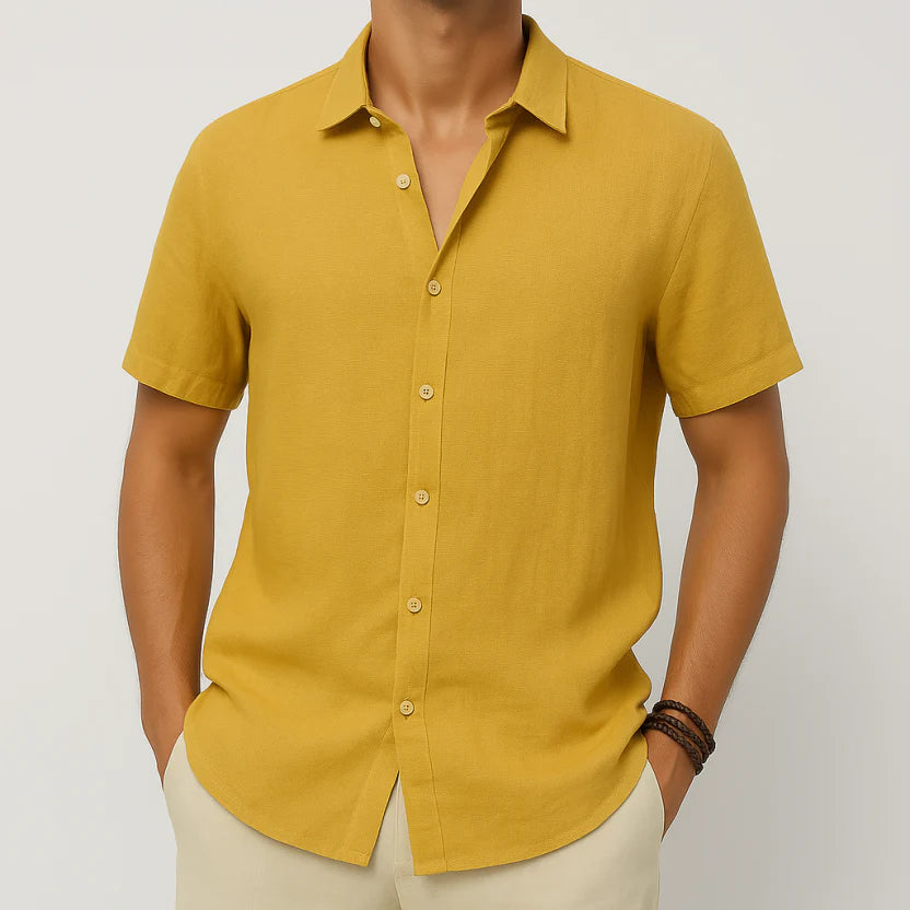 Nicolas – Chemise à manches courtes à la coupe décontractée homme