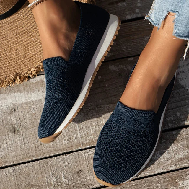 Mocassins femme à enfiler – élégance sobre et confort ergonomique