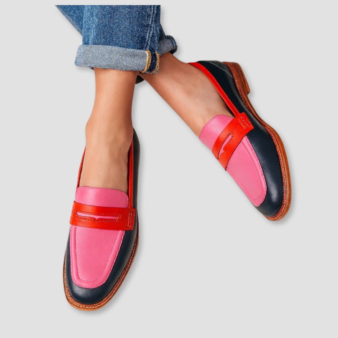 Mocassins femme à bout rond et semelle plate 1