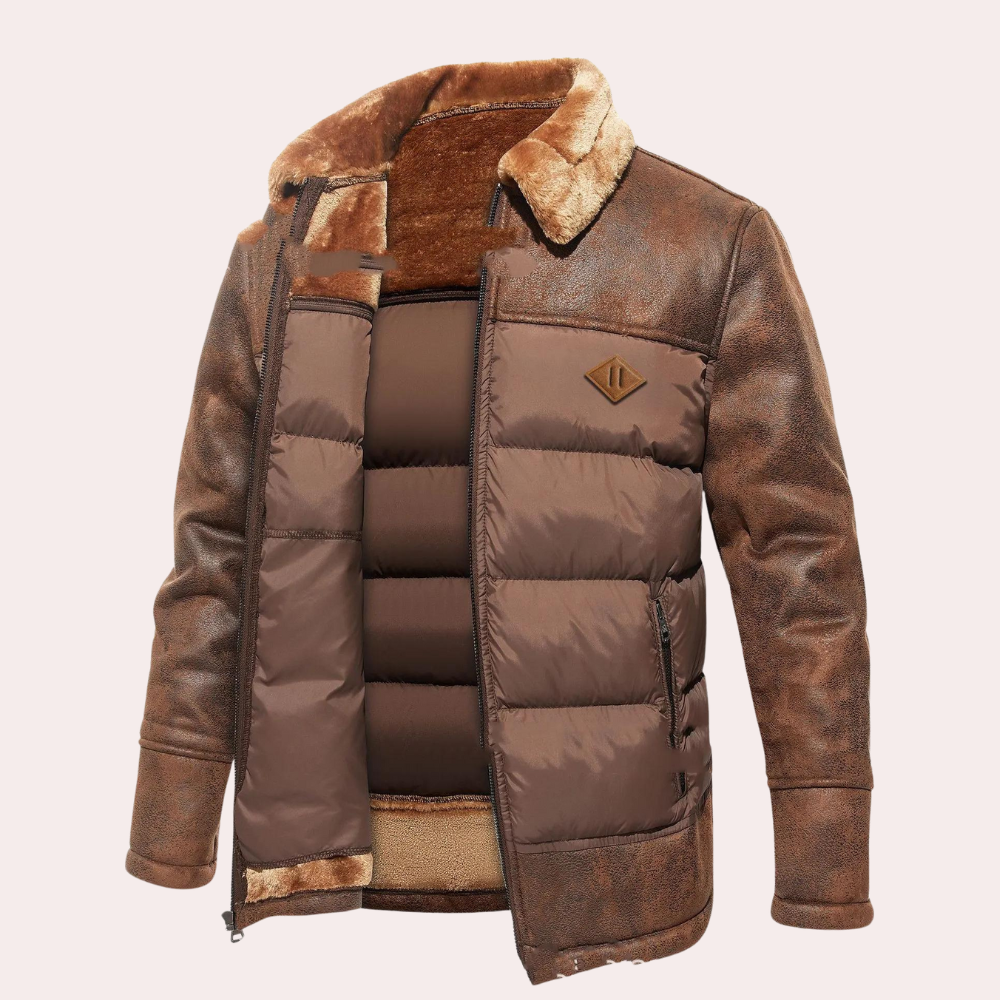 Mathieu – Veste homme hiver doublée