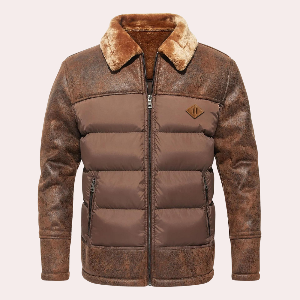 Mathieu – Veste homme hiver doublée