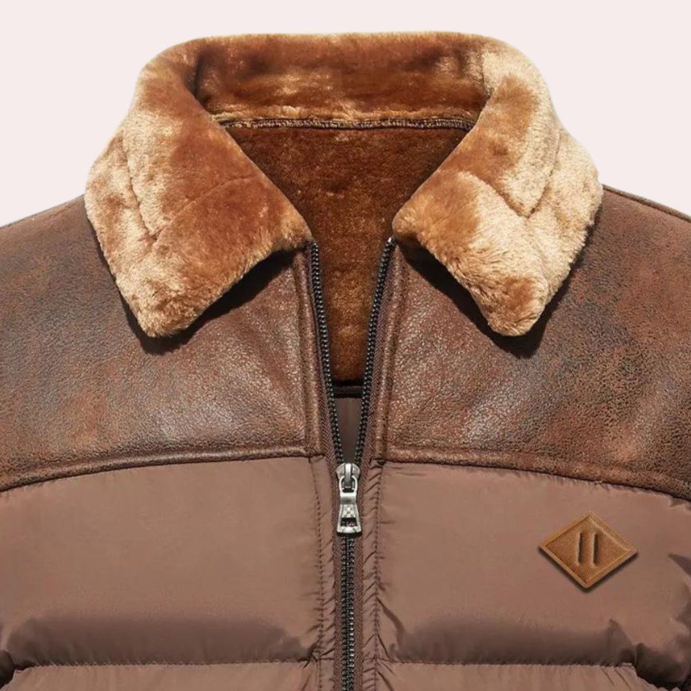 Mathieu – Veste homme hiver doublée