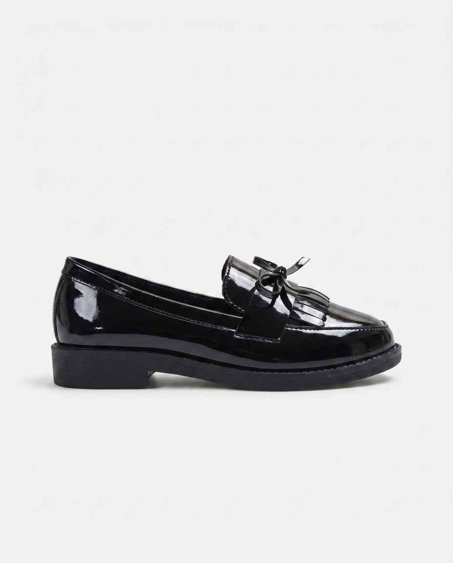 Mocassins femme vernis à enfiler 2