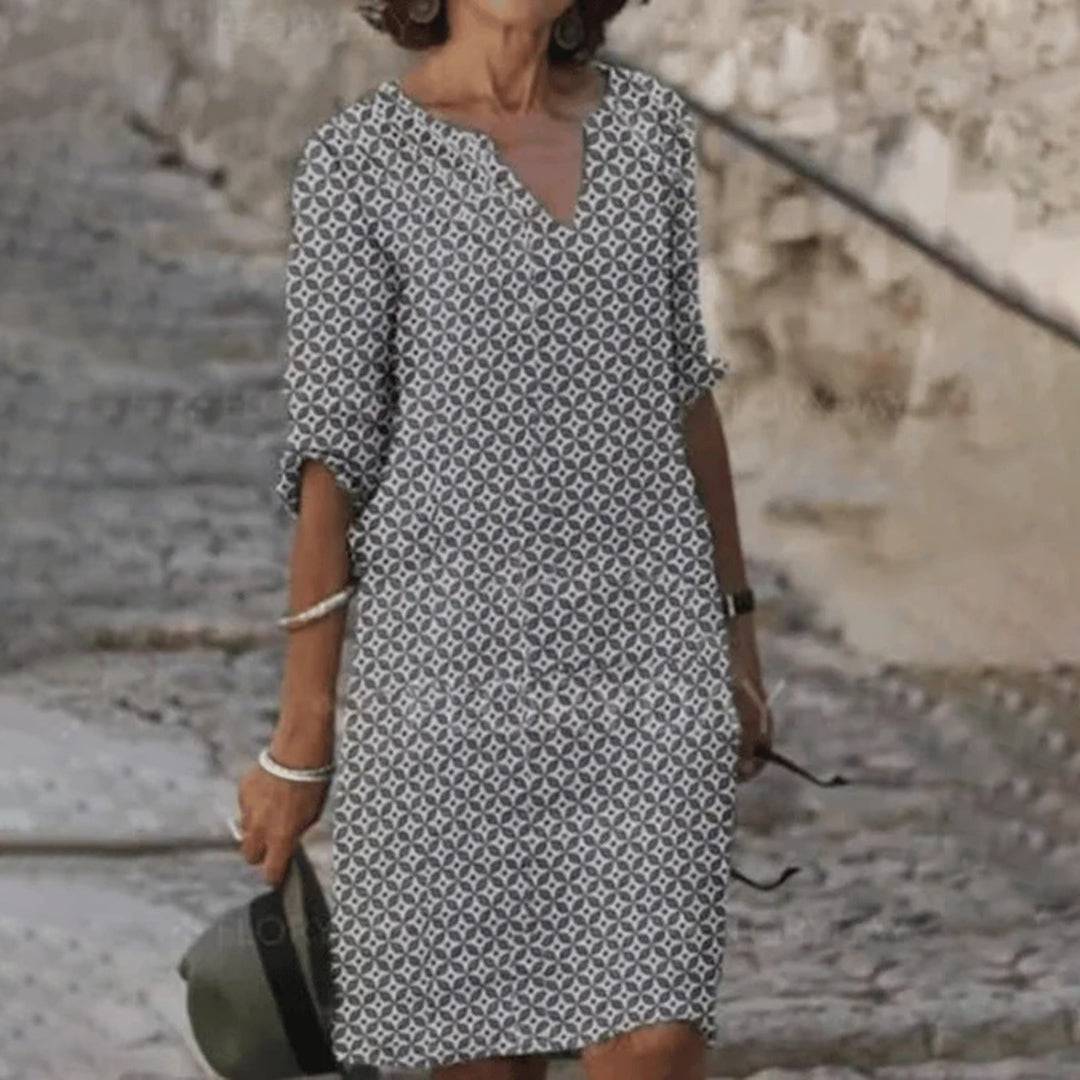 Robe élégante et confortable pour la mi-saison – simplicité raffinée au quotidien