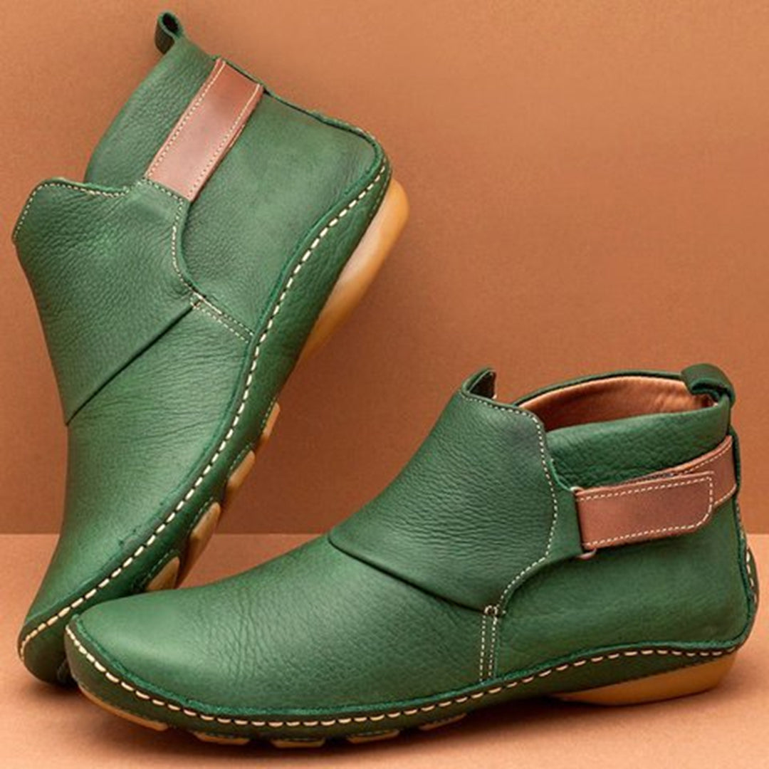 Bottines pour femmes automne souples élégantes en similicuir avec semelle antidérapante Clémence