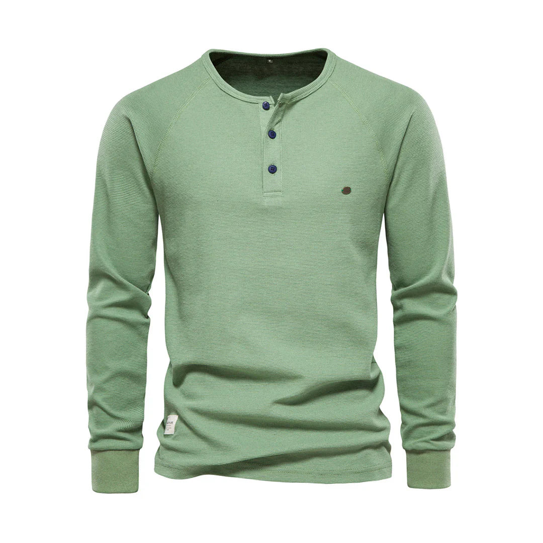 T-shirt pour homme automne respirant léger en mélange de coton avec coupe regular Étienne