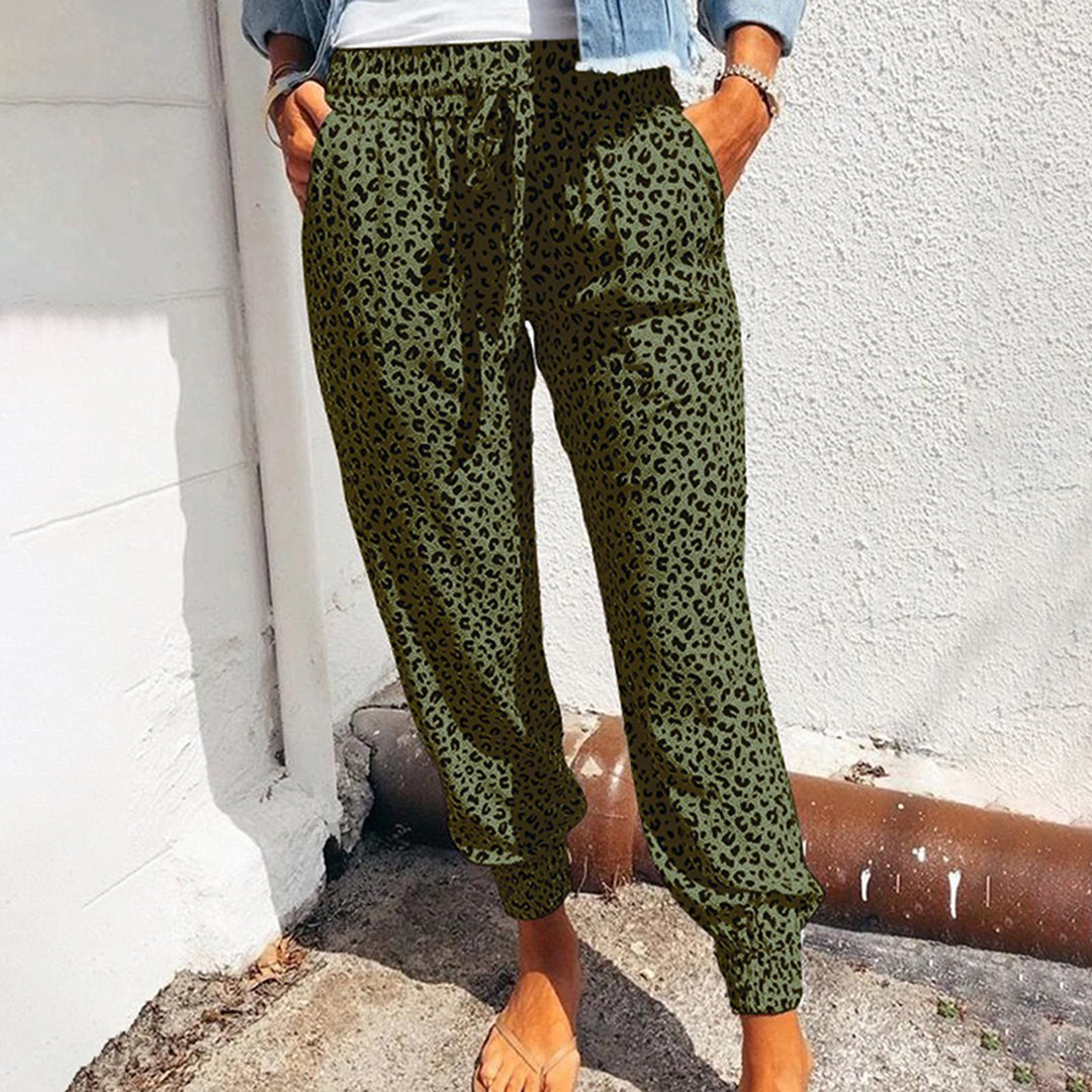 Pantalon de loisir à imprimé léopard – style affirmé et confort au quotidien
