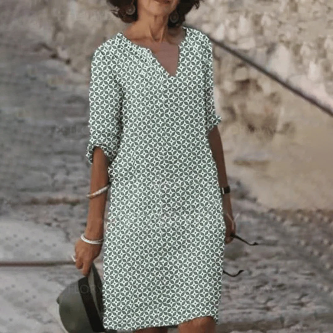 Robe élégante et confortable pour la mi-saison – simplicité raffinée au quotidien