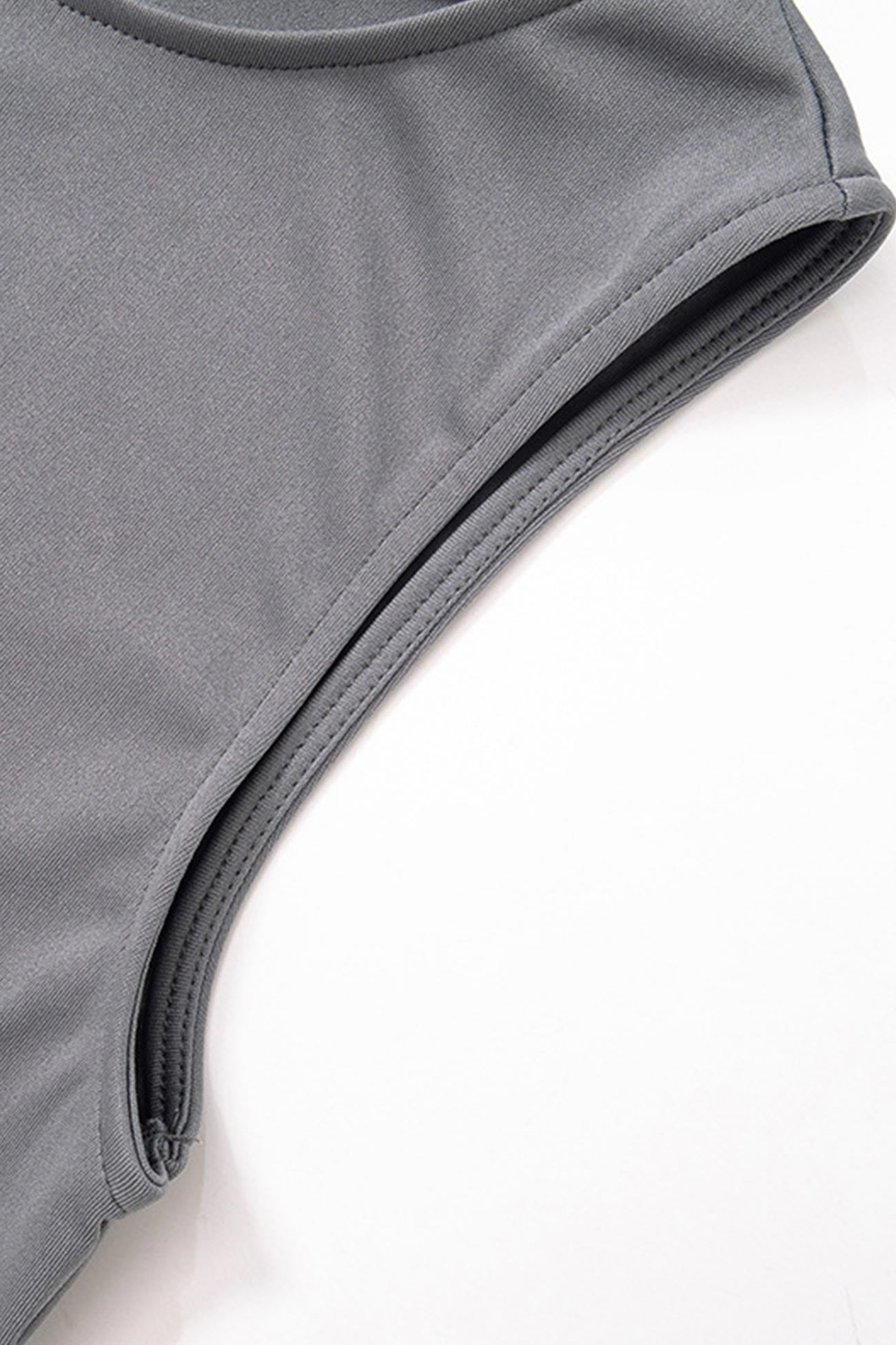 Mélina – Robe Débardeur Moulante à Col Rond