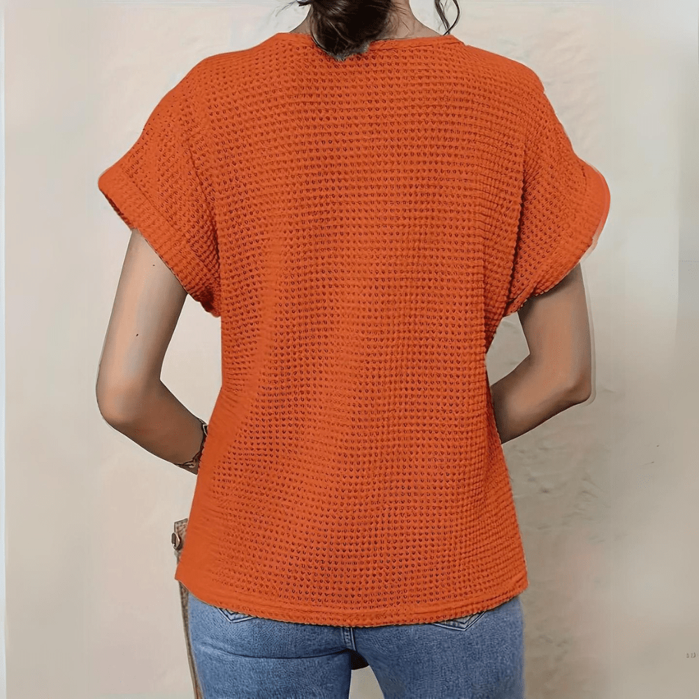 Blouse femme élégante à détails en dentelle