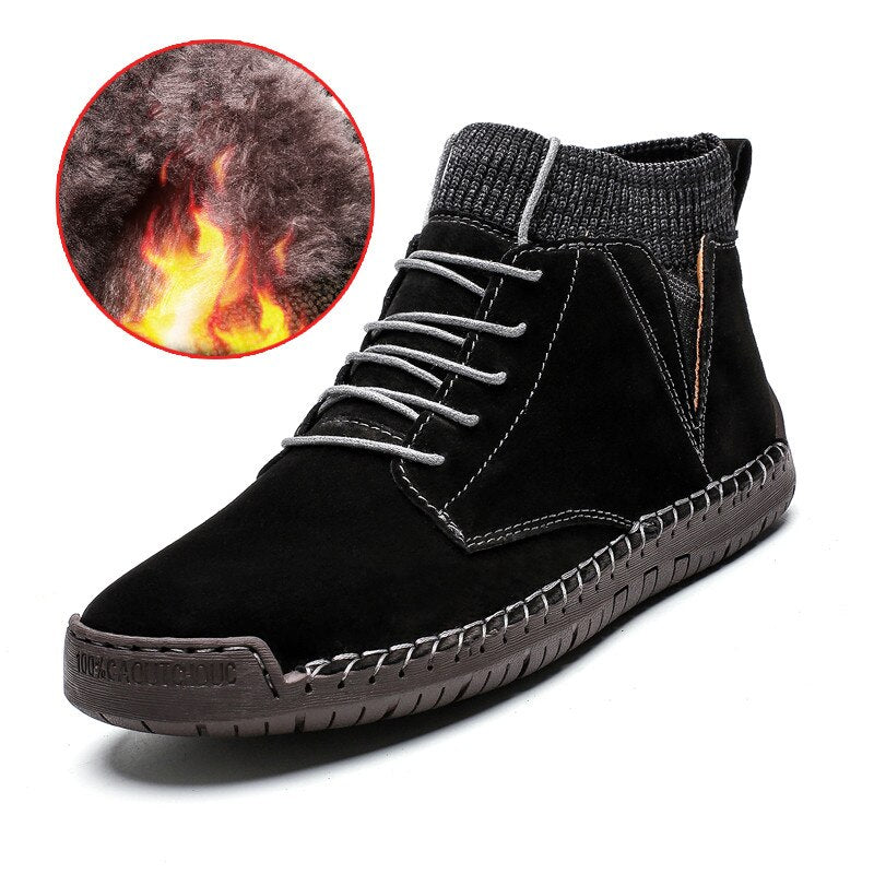 Laurent – Bottines homme hiver fourrées