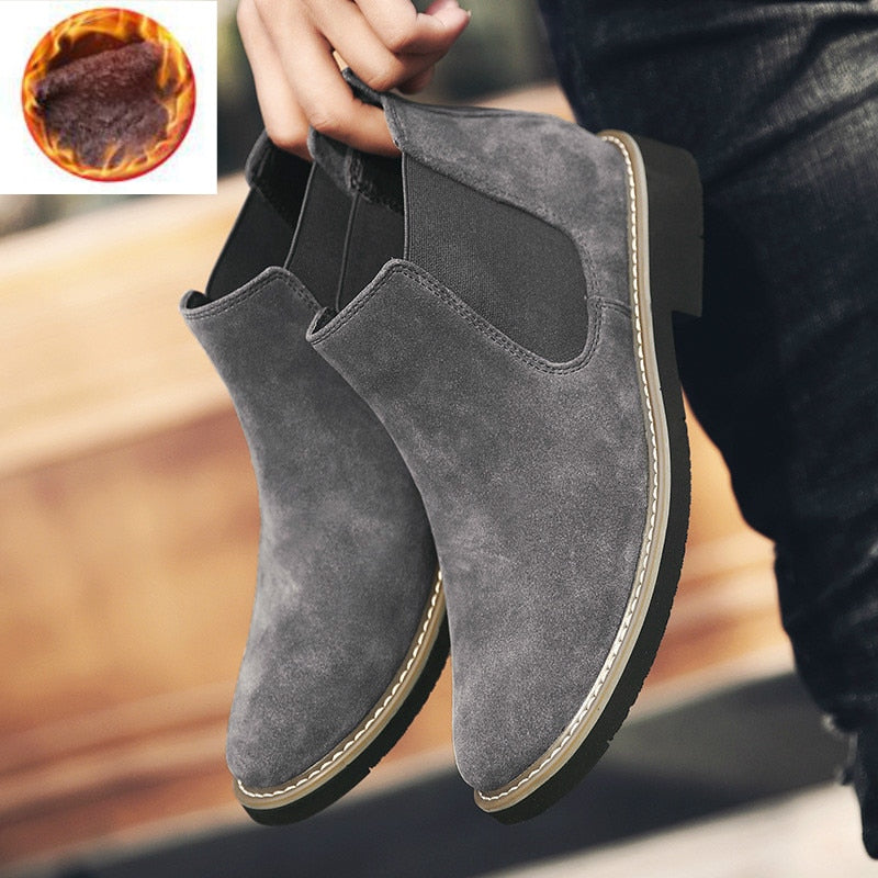 Valentin – Bottines Chelsea homme en daim