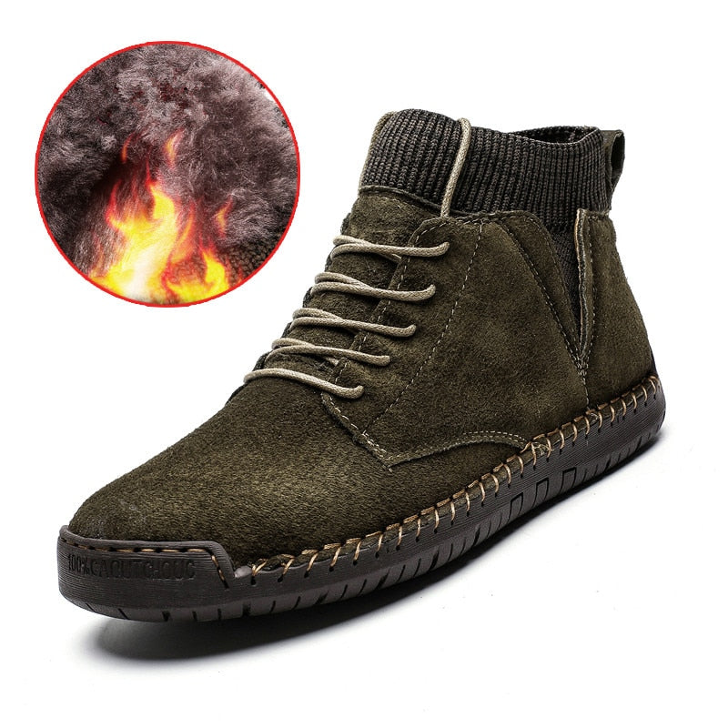 Laurent – Bottines homme hiver fourrées