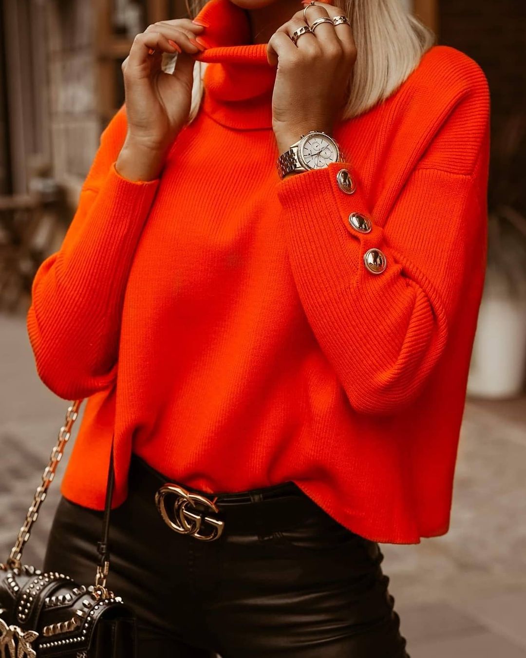 Ariane – Pull femme hiver col montant élégant