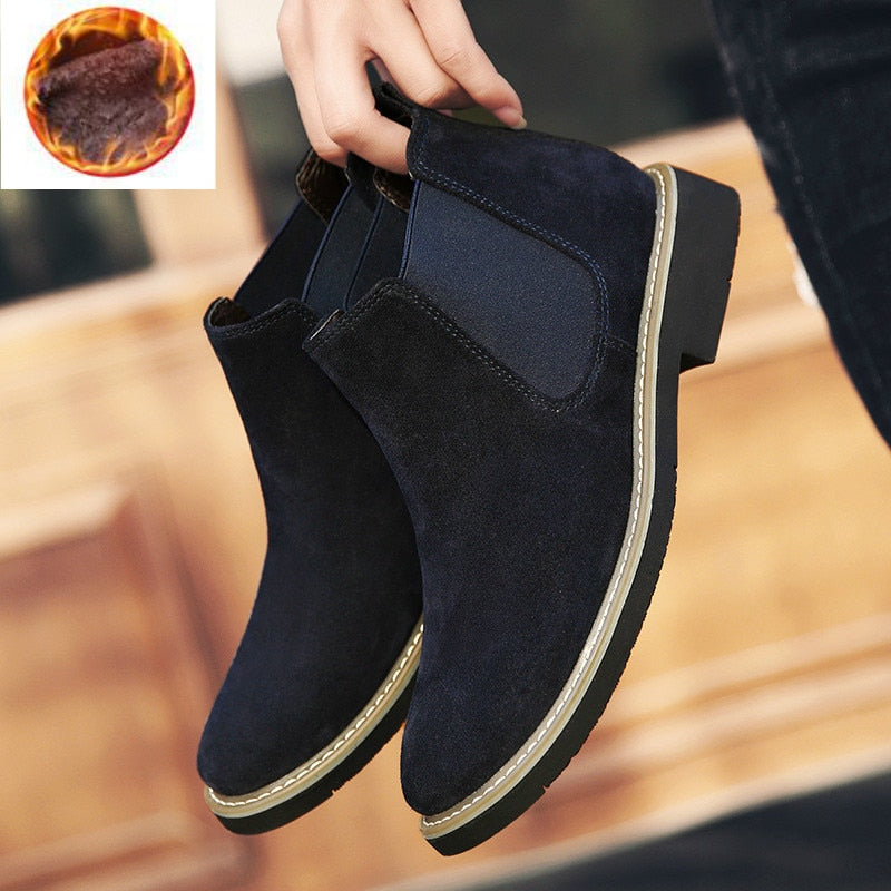 Valentin – Bottines Chelsea homme en daim