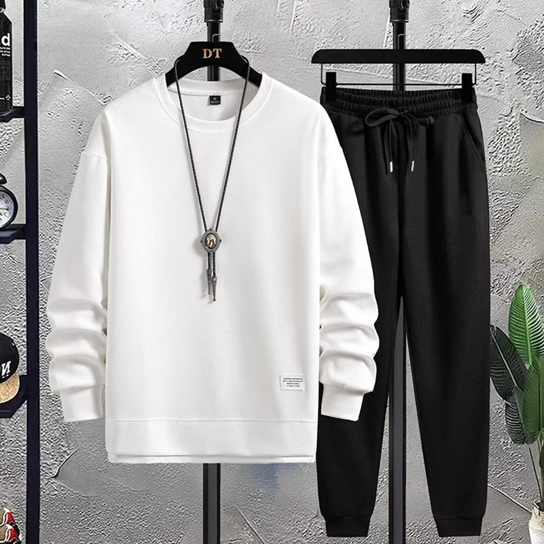 Ensemble de jogging pour homme automne doux en coton mélangé avec coupe décontractée Jordan