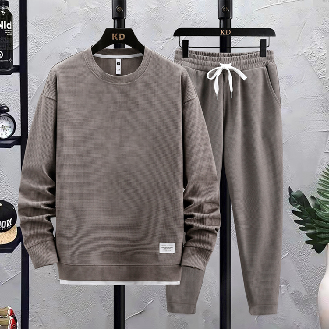 Ensemble de jogging pour homme automne doux en coton mélangé avec coupe décontractée Jordan