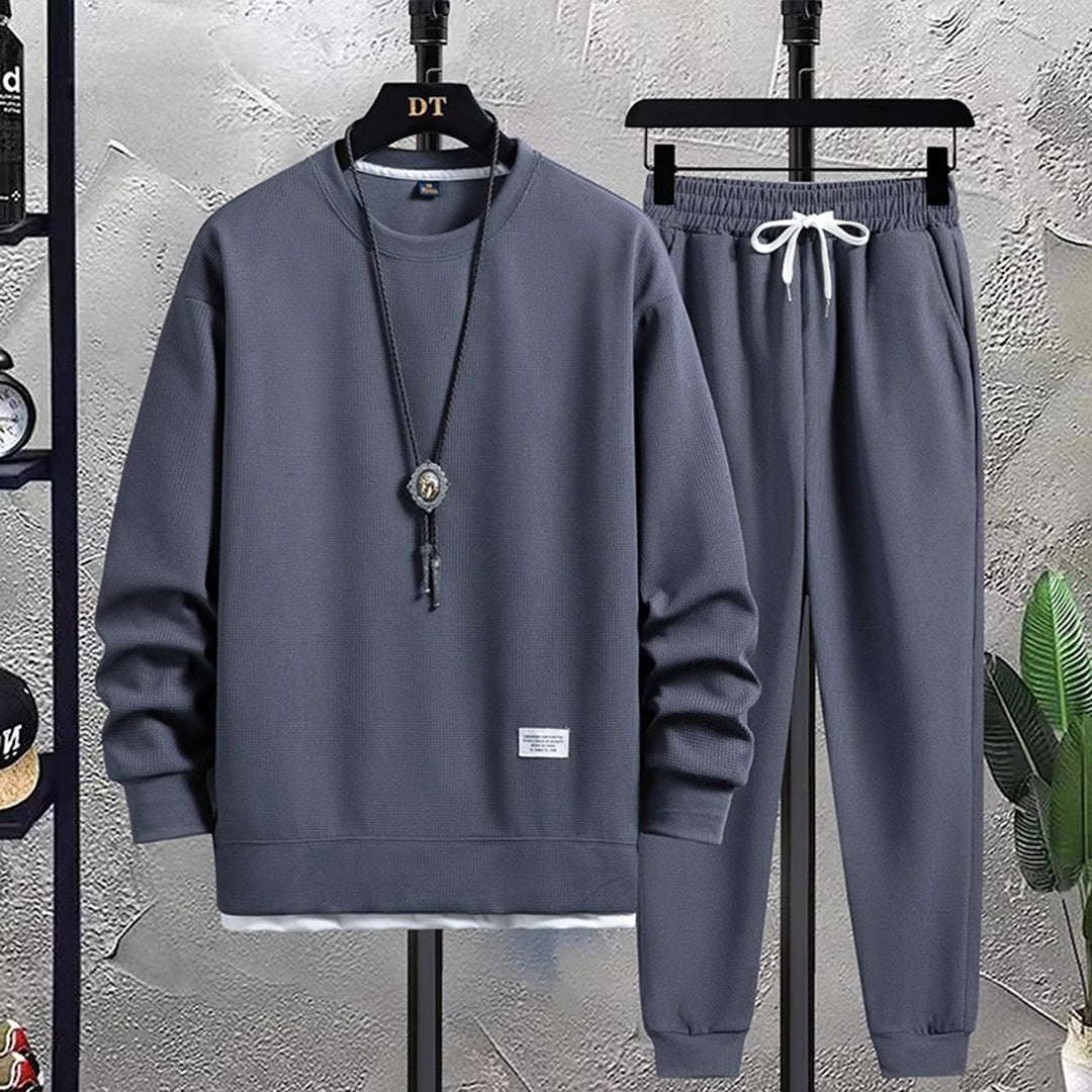 Ensemble de jogging pour homme automne doux en coton mélangé avec coupe décontractée Jordan