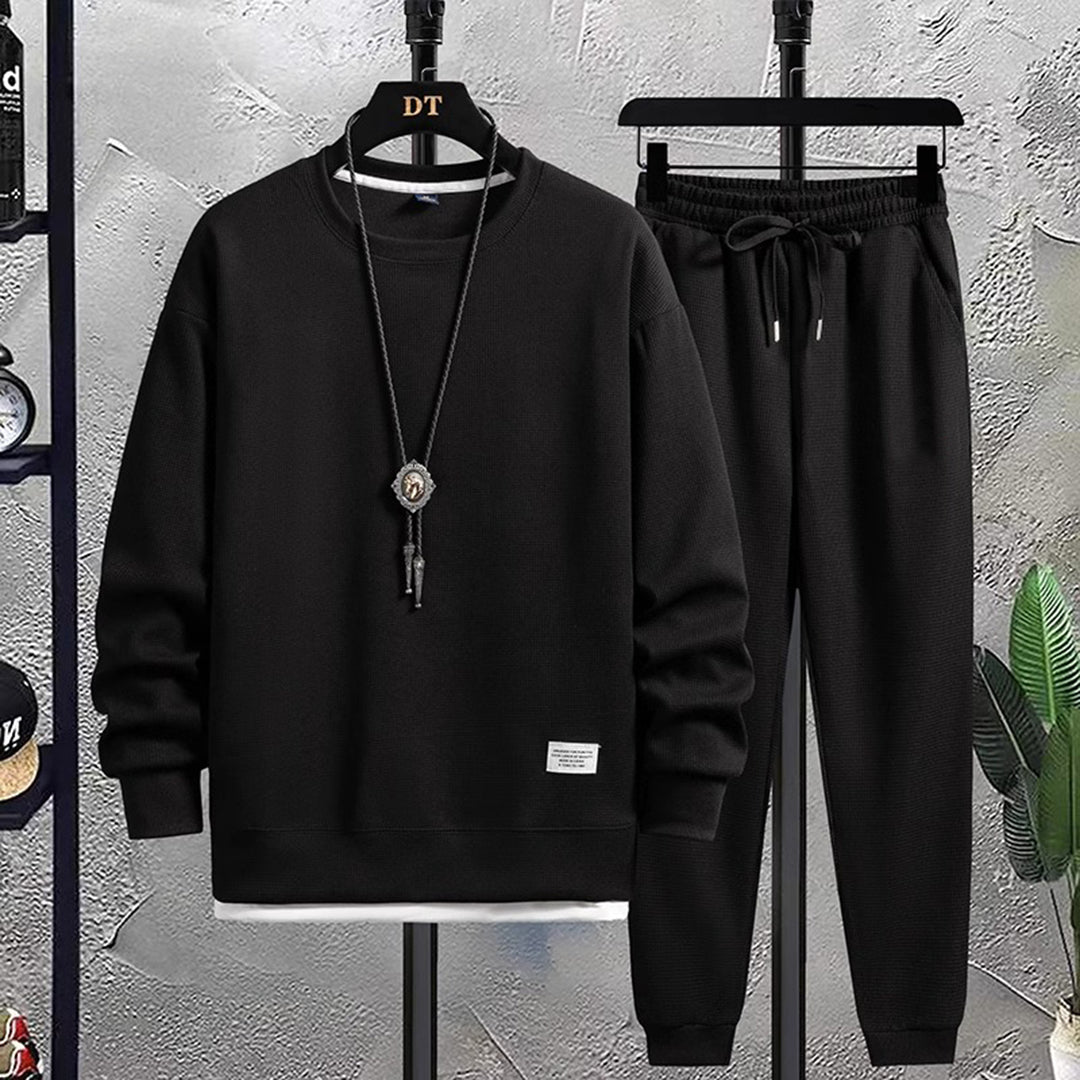 Ensemble de jogging pour homme automne doux en coton mélangé avec coupe décontractée Jordan