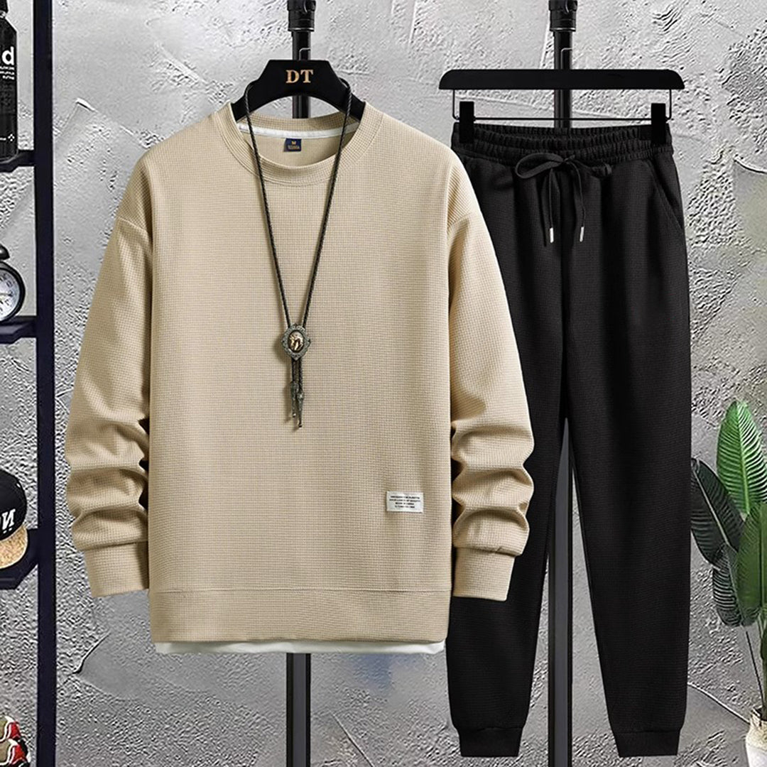 Ensemble de jogging pour homme automne doux en coton mélangé avec coupe décontractée Jordan