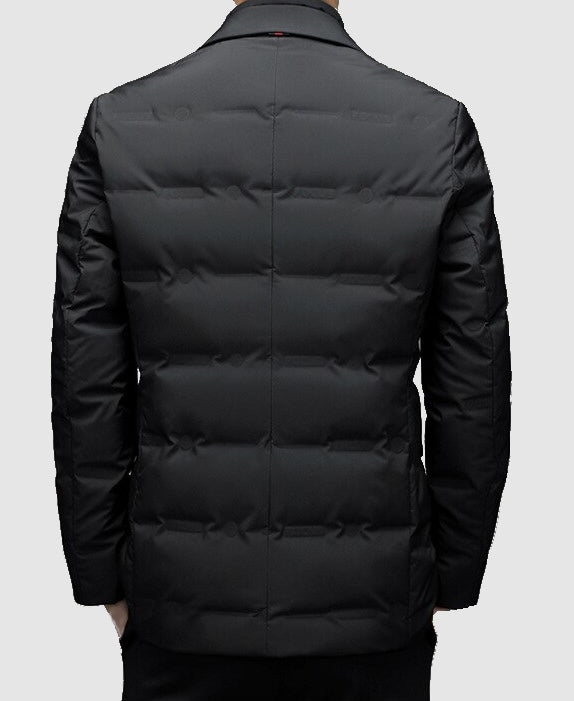 Veste blazer pour homme automne matelassée légère en polyester avec coupe ajustée Étienne