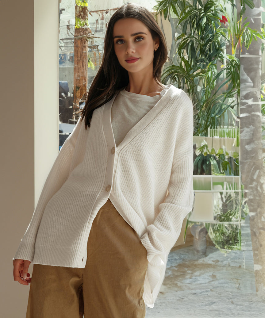Claire – Gilet femme oversize