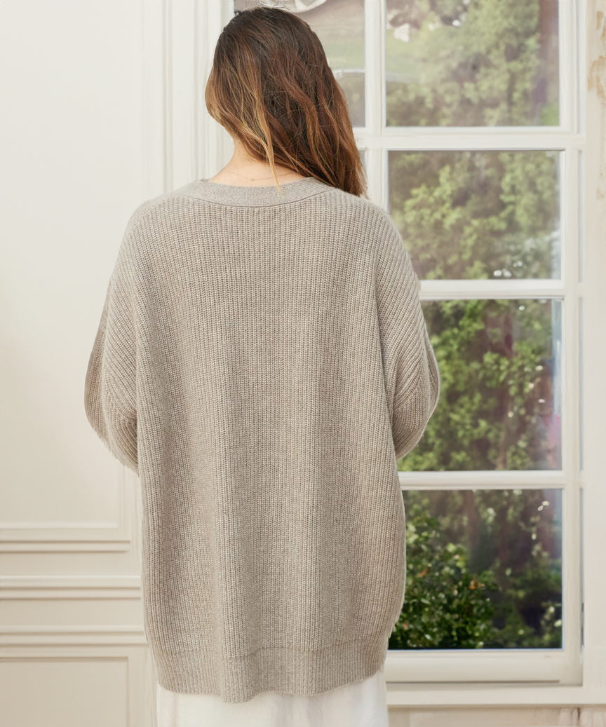 Claire – Gilet femme oversize
