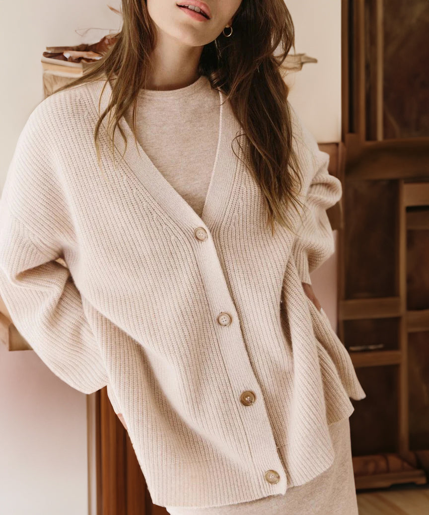 Claire – Gilet femme oversize