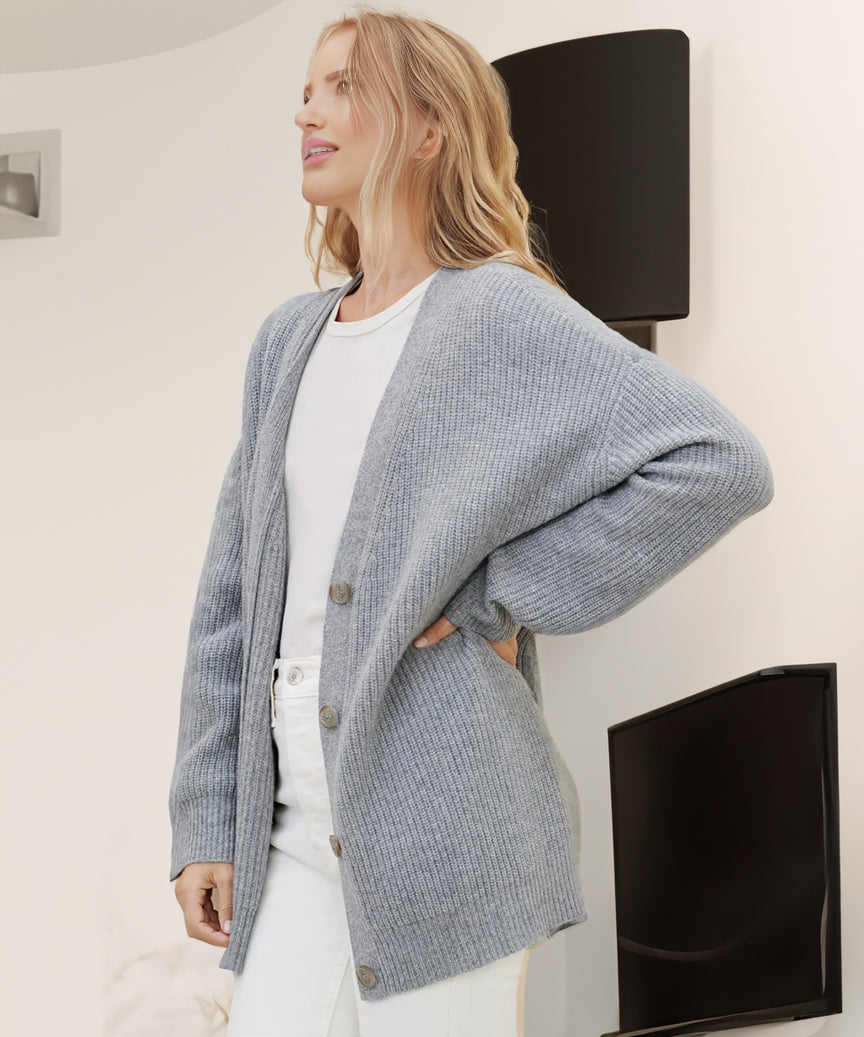 Claire – Gilet femme oversize