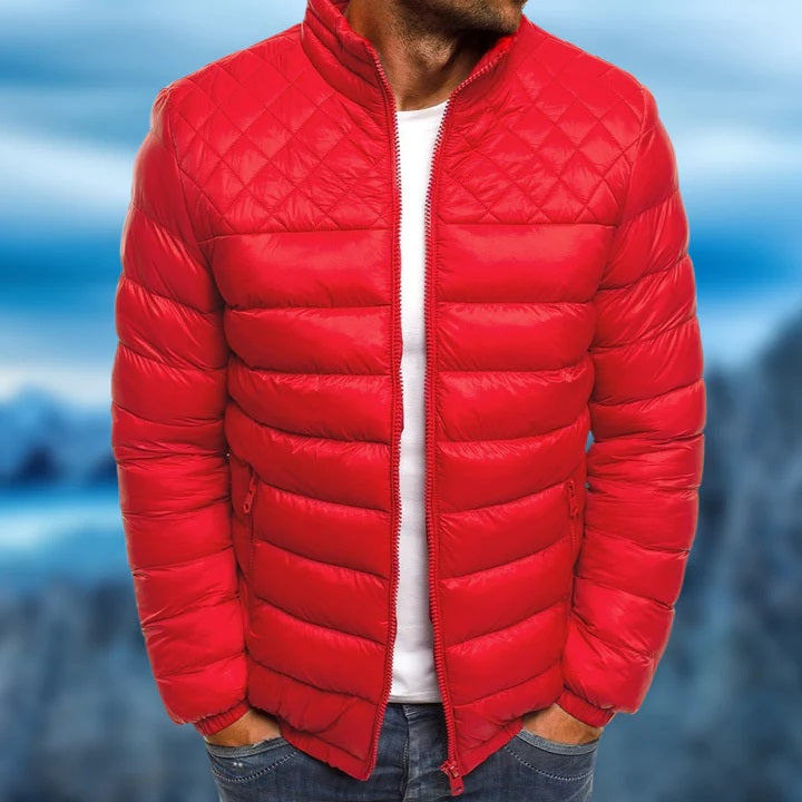 Veste matelassée imperméable pour homme automne en polyester coupe-vent au style urbain Keith