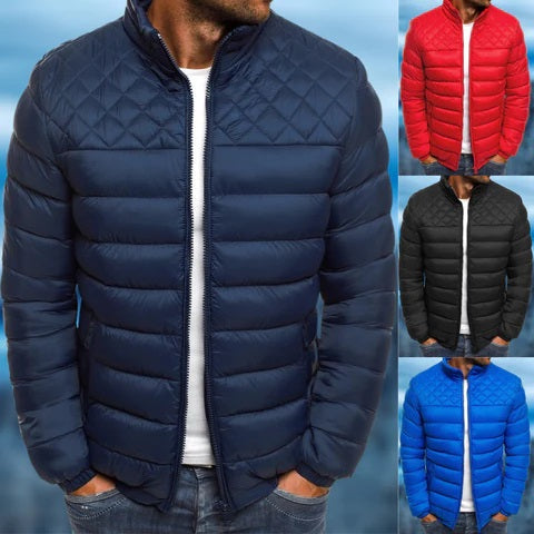 Veste matelassée imperméable pour homme automne en polyester coupe-vent au style urbain Keith