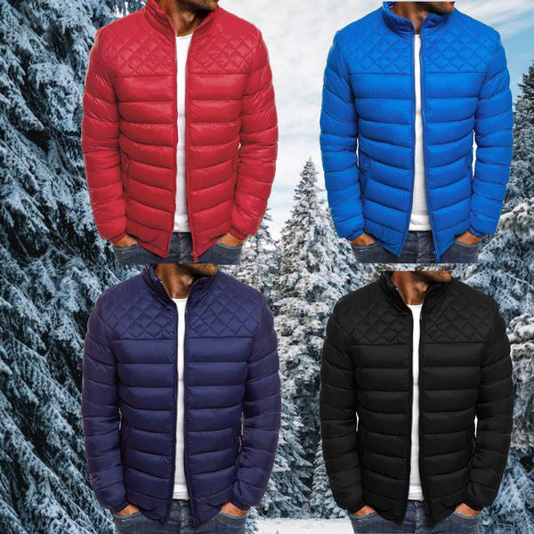 Veste matelassée imperméable pour homme automne en polyester coupe-vent au style urbain Keith