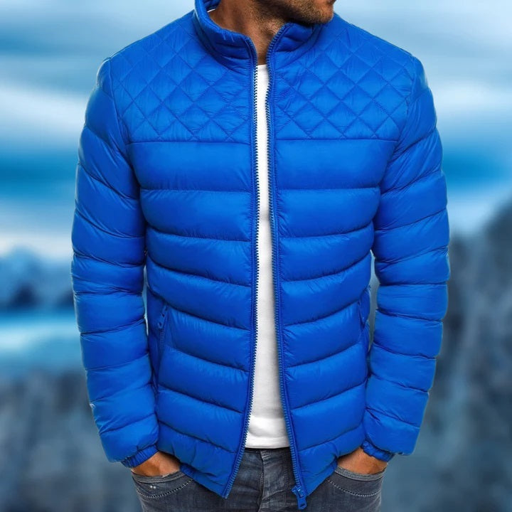 Veste matelassée imperméable pour homme automne en polyester coupe-vent au style urbain Keith