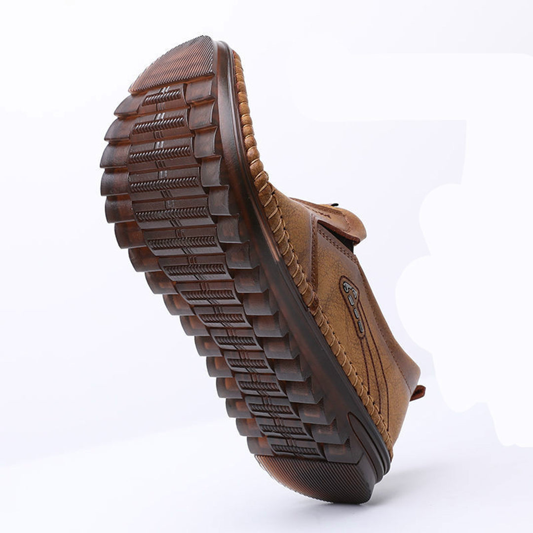 Mocassins pour homme automne légers respirants en cuir PU à semelle crantée Amerigo