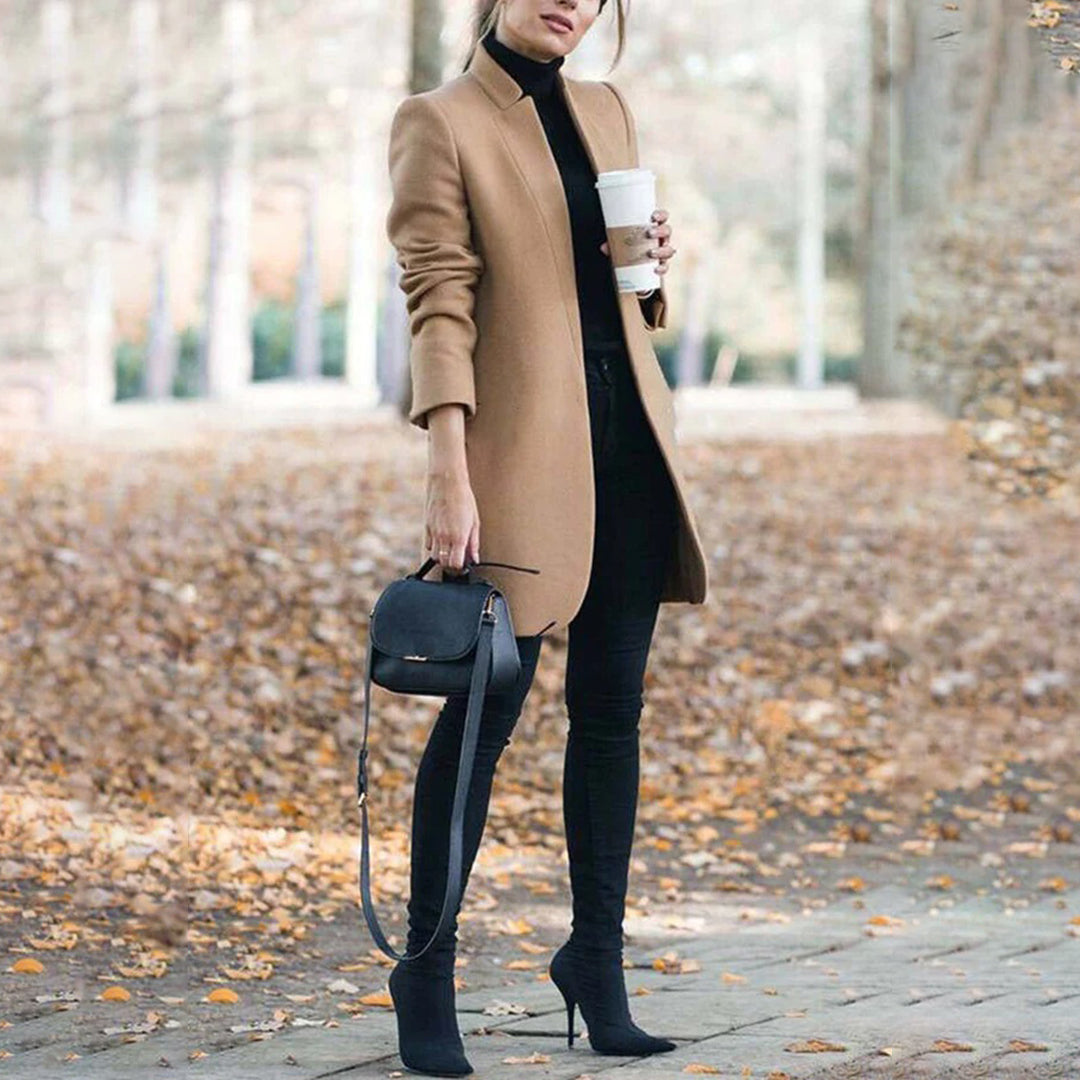 Élise – Manteau femme droit