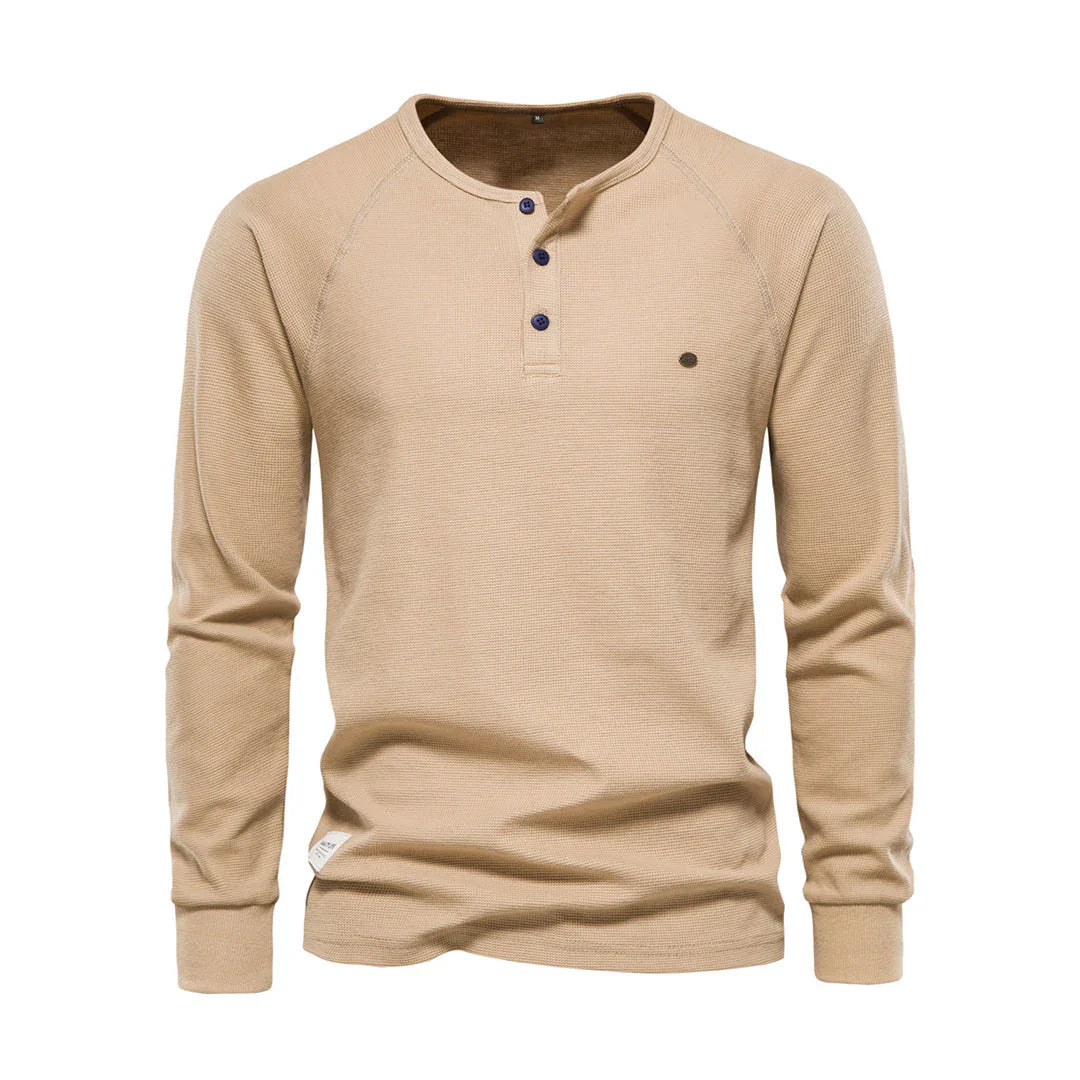 T-shirt pour homme automne respirant léger en mélange de coton avec coupe regular Étienne