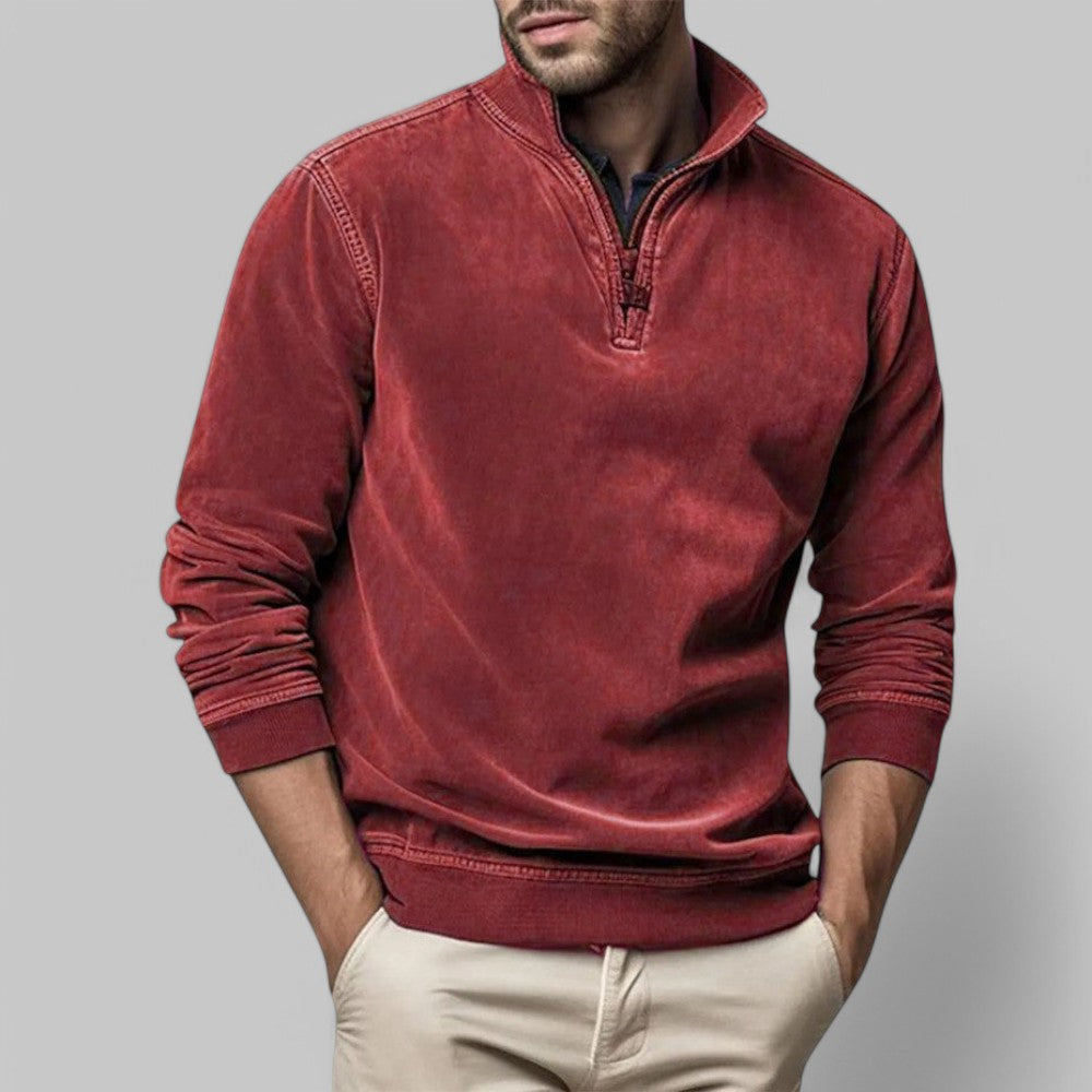 Loïc – Pull zippé homme