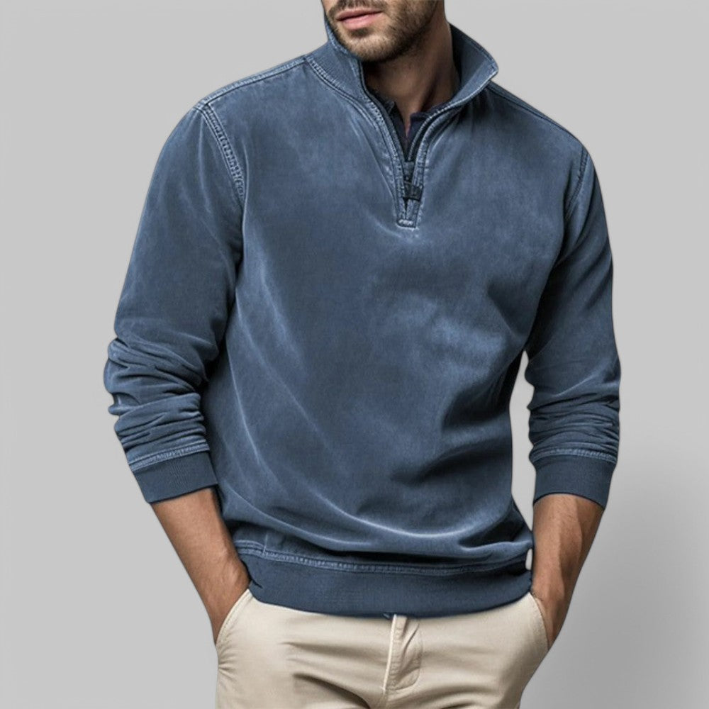 Loïc – Pull zippé homme