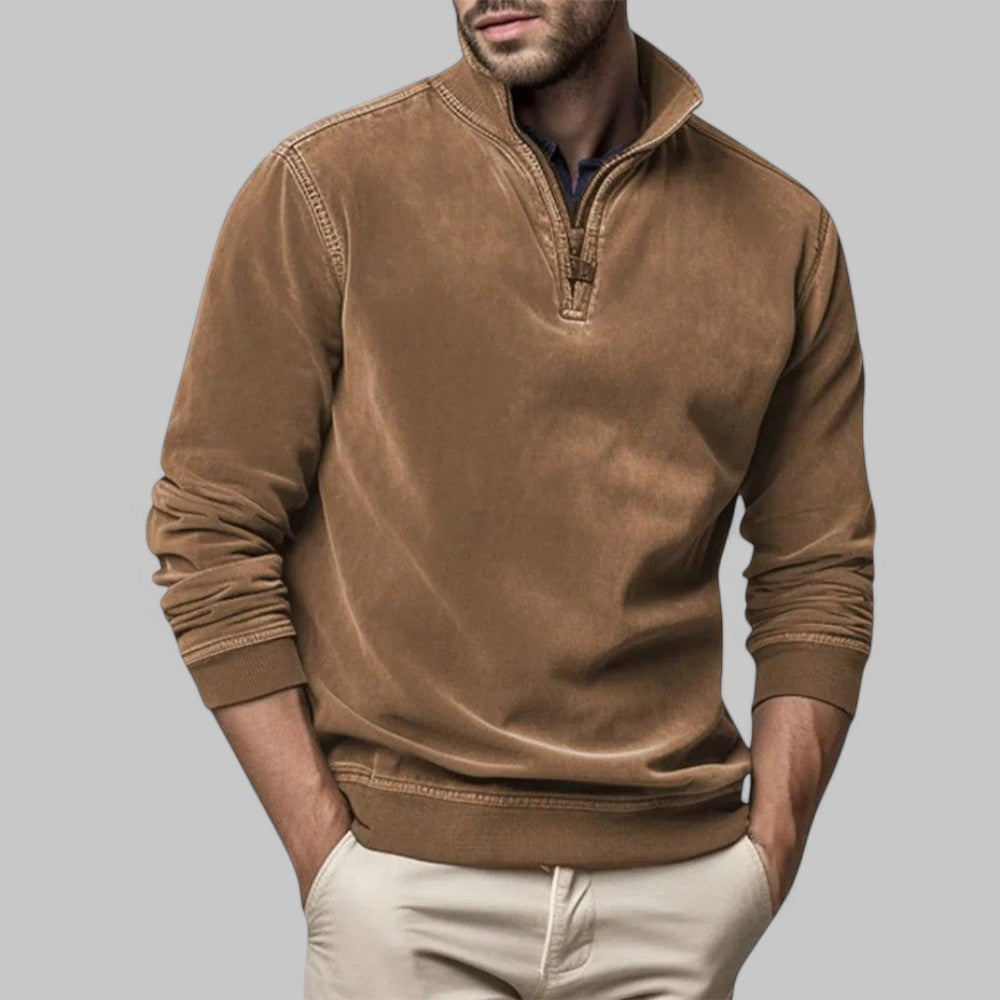 Loïc – Pull zippé homme
