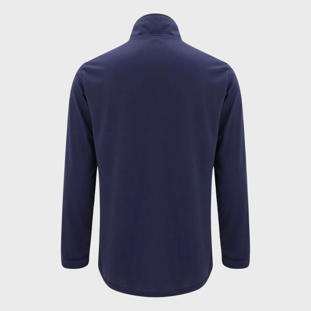 Pull zippé pour homme automne à col montant en polyester au toucher doux à coupe slim Lyyti